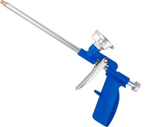 Пистолет для монтажной пены пластик синий арт.578 09418