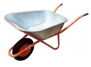 Тачка строительная Bohrer ТВН-1Н корыто 110л, груз 180кг Одноколесное 05949