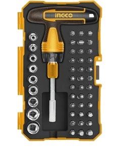 Отвертка с насадками головок 47шт INGCO HKSDB0478 12917