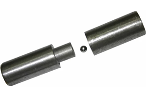 Петля гаражная с шаром 18*100 05396