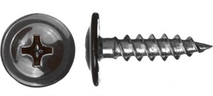 Саморезы с прессшайбой острые 4,2х19 RAL7024 Графитовый серый 03867