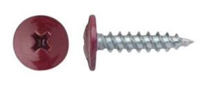 Саморезы с прессшайбой острые 4,2х19 RAL3005 красное вино 01706