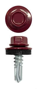 Саморезы кровельные 5,5х19 RAL3005 красное вино 01103