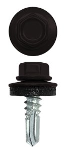 Саморезы кровельные 5,5х19 RAL9005 черный 02221