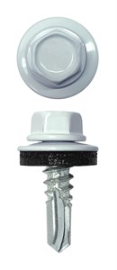 Саморезы кровельные 5,5х19 RAL9003 сигнально-белый 00685