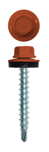 Саморезы кровельные 4,8х35 RAL8004 терракотовый 03191