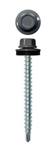 Саморезы кровельные 4,8х50 RAL7024 серый 02464