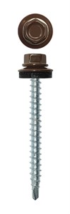 Саморезы кровельные 4,8х50 RAL8017 шоколад 00721