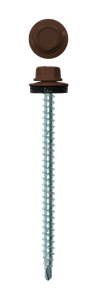 Саморезы кровельные 4,8х70 RAL8017 шоколад 01945