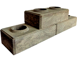 Кирпич (LEGO) печной Черно-желтый палласит 13367