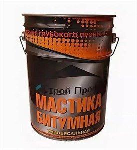 Битумная мастика Строй Проф 15кг / 16л 15465
