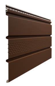 Döcke PREMIUM Софит с центр.перфорацией Каштан 0,30*3,00м 13234