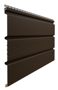 Döcke STANDARD Софит c центральной перфорацией Шоколад 0,30*3,00м (кор. 16шт.) 01406