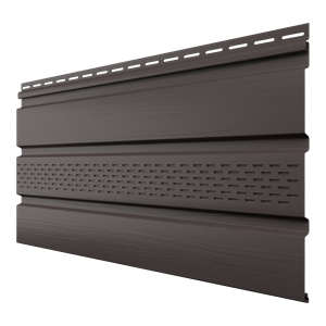 ТН Софит Т4" частично перфорированный Пекан (Темно-коричневый) 0.30*3.00м 06023