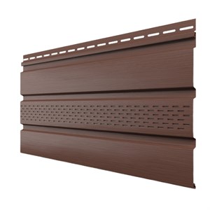 ТН Софит Т4" частично перфорированный Каштан 0.30*3.00м 06024