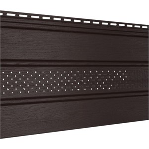 U-Plast Софит центральная перфорация Коричневый 0,30*3,00м 03565