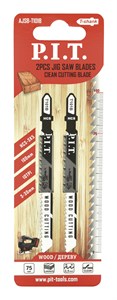 Пилка для лобзика по дереву P.I.T. AJSB-T101B 2шт 15844