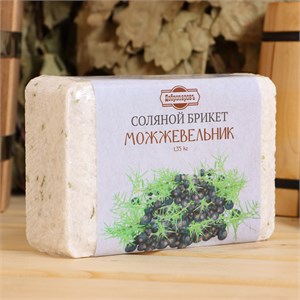 Соляной брикет "Можжевельник" 1,35кг 12634