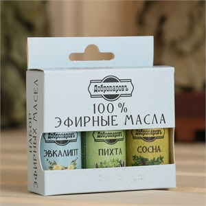 Набор эфирных масел эвкалипт, пихта, сосна, 3 шт. по 17 мл 3803511