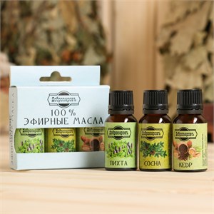 Набор эфирных масел сосна, пихта, кедр 3 шт. по 17 мл 4250950