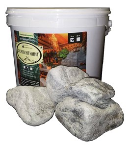 Камень - Серпентинит шлиф. 80х100мм (средняя) 20кг 07177 - фото 644
