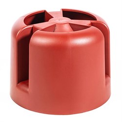 Krovent HupCap 110 колпак на трубу кровельный RAL3009 красный 01635