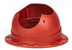 Krovent Base-VT Seam 110 Основание вент. трубы для фальц. и готовой гиб.чер. RAL3009 Красный 04143