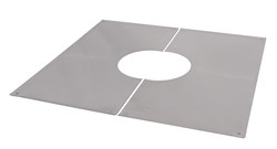 Декоративная пластина (AISI 430/0,8мм) 35-45° д.205 (700х700мм) 00000030493