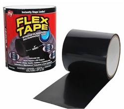 Сверхсильная клейкая водонепроницаемая лента Flex Tape, черный арт.202 13839