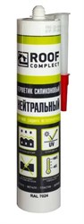 Герметик силиконовый нейтр. Roof Сomplect картридж RAL7024 11960