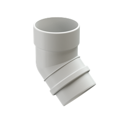 {{photo.Alt || photo.Description || 'Döcke Водосток LUX Колено 45° Пломбир'}}