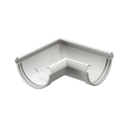 {{photo.Alt || photo.Description || 'Döcke Водосток LUX Угловой элемент желоба 90° Пломбир'}}