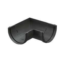 {{photo.Alt || photo.Description || 'Döcke Водосток PREMIUM Угловой элемент желоба 90° универсальный Графит'}}