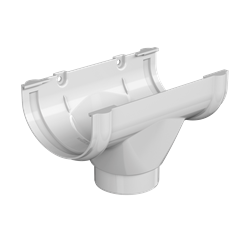 ТН ОПТИМА воронка желоба (D120/80) Белый 04908
