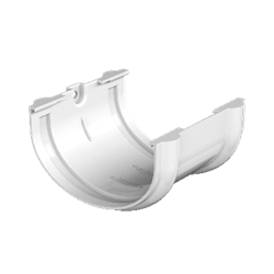 ТН ОПТИМА соединитель желоба (D120/80) Белый 04913
