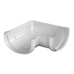 ТН ОПТИМА угол желоба 90° (D120/80) Белый 05870