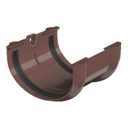 ТН ОПТИМА соединитель желоба (D120/80) Коричневый 11885