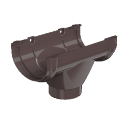 ТН ОПТИМА воронка желоба (D120/80) Темно-Коричневый 04897