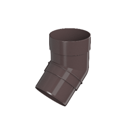 ТН ОПТИМА колено трубы 135° (D120/80) Темно-Коричневый 04900