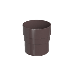 ТН ОПТИМА муфта трубы (D120/80) Темно-Коричневый 04902