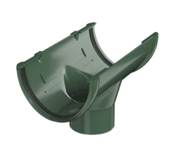 ТН ПВХ Воронка желоба (D125/82) Зеленый 04921