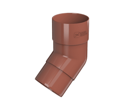 ТН ПВХ Колено трубы 135° (D125/82) Красный 04934