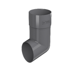 ТН ПВХ Слив трубы (D125/82) Серый 05234