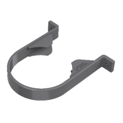 ТН ПВХ Хомут трубы (D125/82) Серый 05236