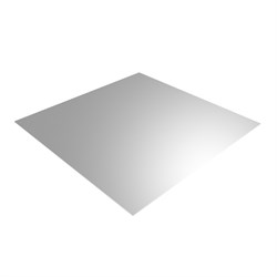 Лист отражающий Нерж. зерк. (AISI 430/0,5мм) 600х600мм 00000010662