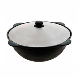 Казан узбекский 8л (круглое дно) 02395