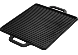 Решётка-гриль чугунная прямоугольная 470*400мм. с ручками в коробке    ргу-47 14035