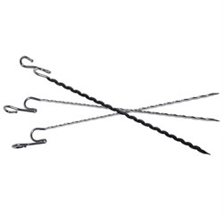 Шампур из нержавеющей стали 430 длина 50.5см Фламберг 13821