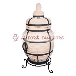 {{photo.Alt || photo.Description || 'Тандыр &quot;Поручик&quot; с поворотной крышкой (в комплекте с подставкой)'}}