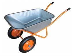 Тачка строительная Bohrer ТВН-2Н корыто 110л, груз 210кг Двухколесное 06180